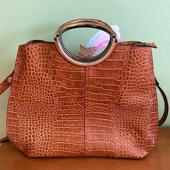 Offers welcomed! Patricia Nash Arenzano Leather Double Ring Shopper - Picture 4 of 12